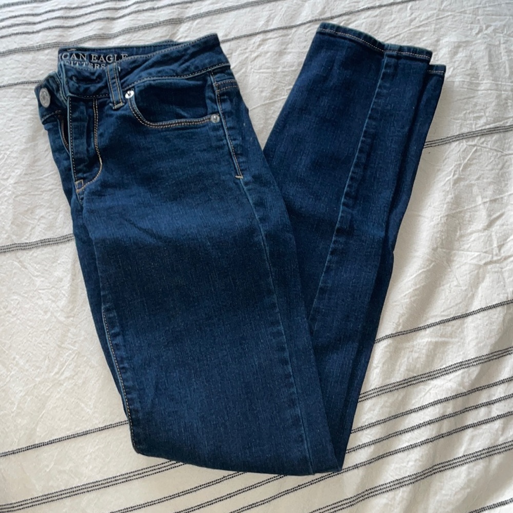 American Eagle size 0 super stretch skinny jeans